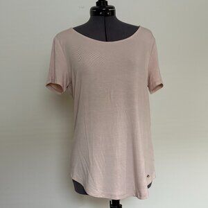 NWT Calvin Klein Blush T-Shirt - Scoop Neck, Size Small